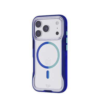 Tech21 EvoPro MagSafe Case for iPhone 17 Pro Max Case - Electric Blue/Jelly Mint