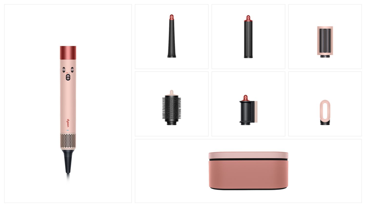 دايسون إير وراップ I.D. HS08 متعدد الاستخدامات ومجفف للشعر المستقيم والمجعد - النسخة الدولية