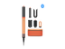 Ceramic Apricot/Topaz