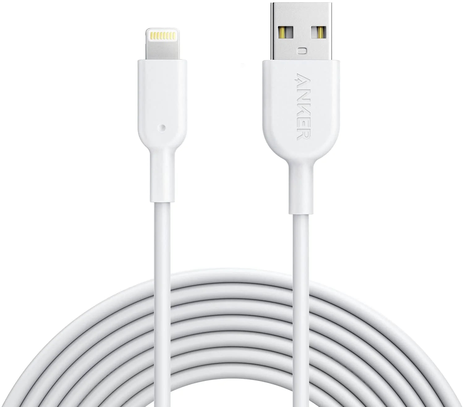 Anker Powerline II USB-A to Lightning Cable 1.8m - White with 18 months official warranty