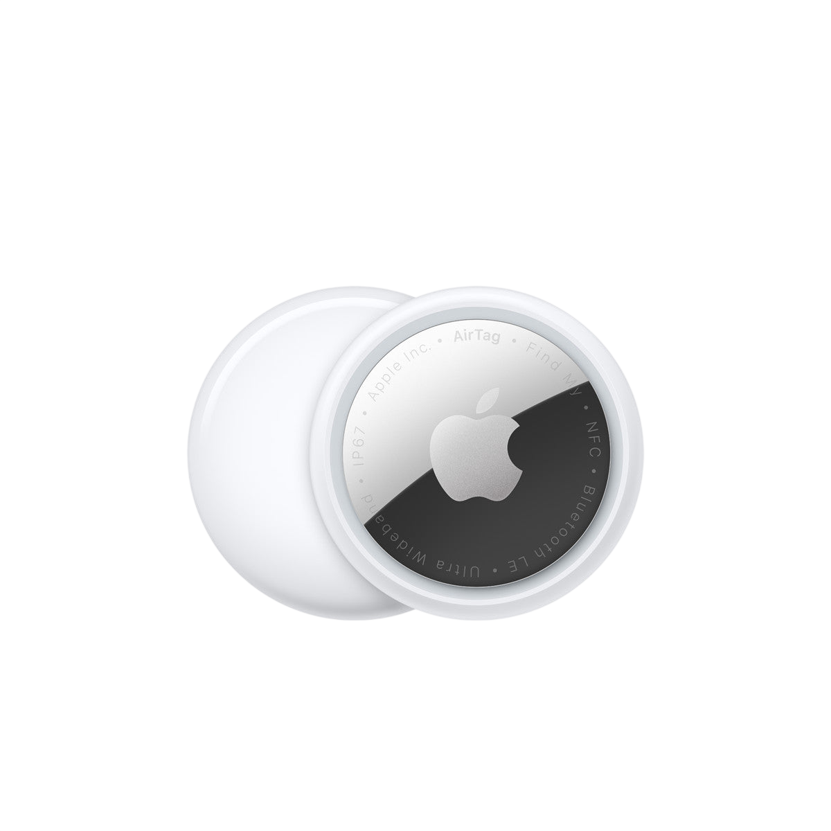 Apple AirTag front and back 