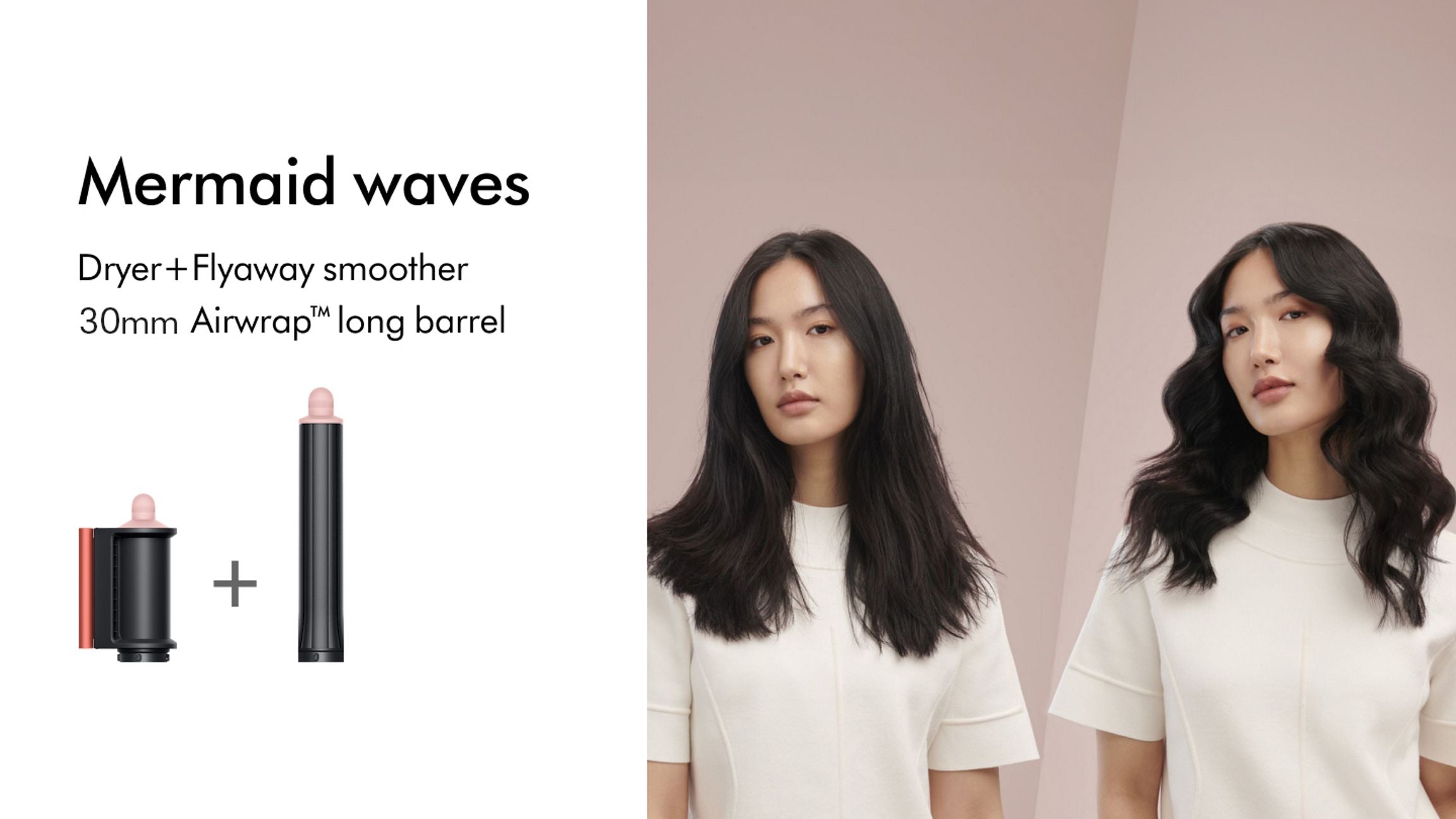 Dyson Airwrap™ HS05 multi-styler and dryer Complete Long Volumise (Strawberry Bronze/Blush Pink)