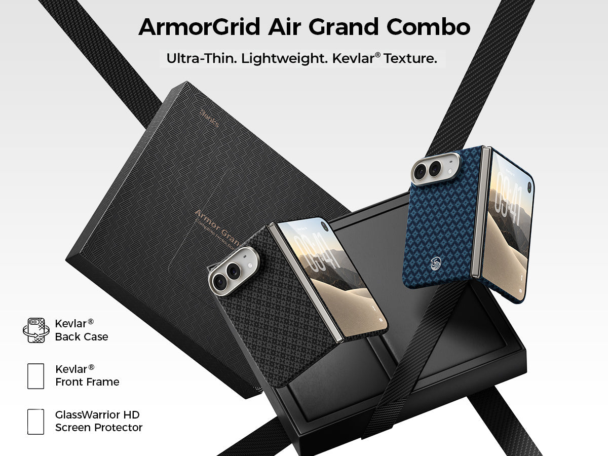 Benks ArmorGrid Air Grand Combo built with Kevlar® for iPhone Duo - features