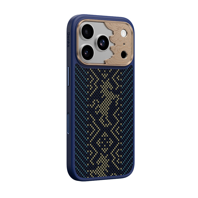Benks Knight Pro Case built with Kevlar® for iPhone 18 Pro Max - Navy Blue #color_navy-blue