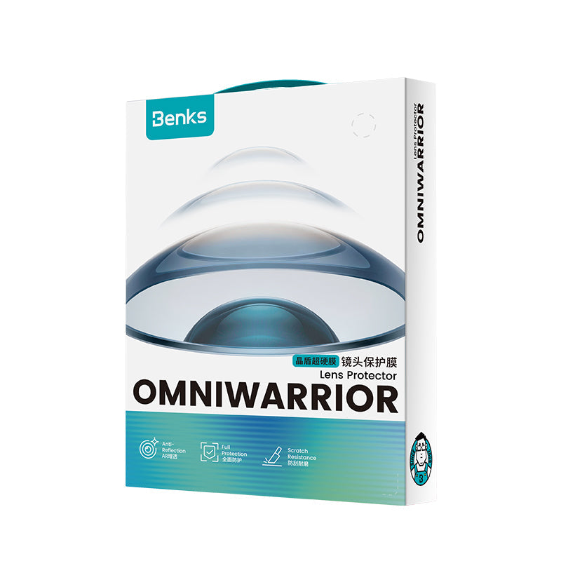 Benks OmniWarrior Integrated Lens Protector for iPhone 18 Pro / 18 Pro Max - Retail packaging