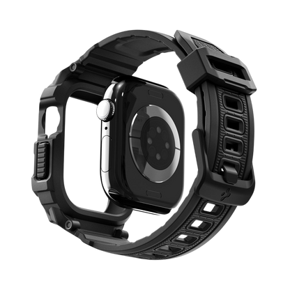 حافظة سبجن روجيد أرمور برو 2 + حزام لساعات أبل ووتش سيريز 11 / 10 46مم