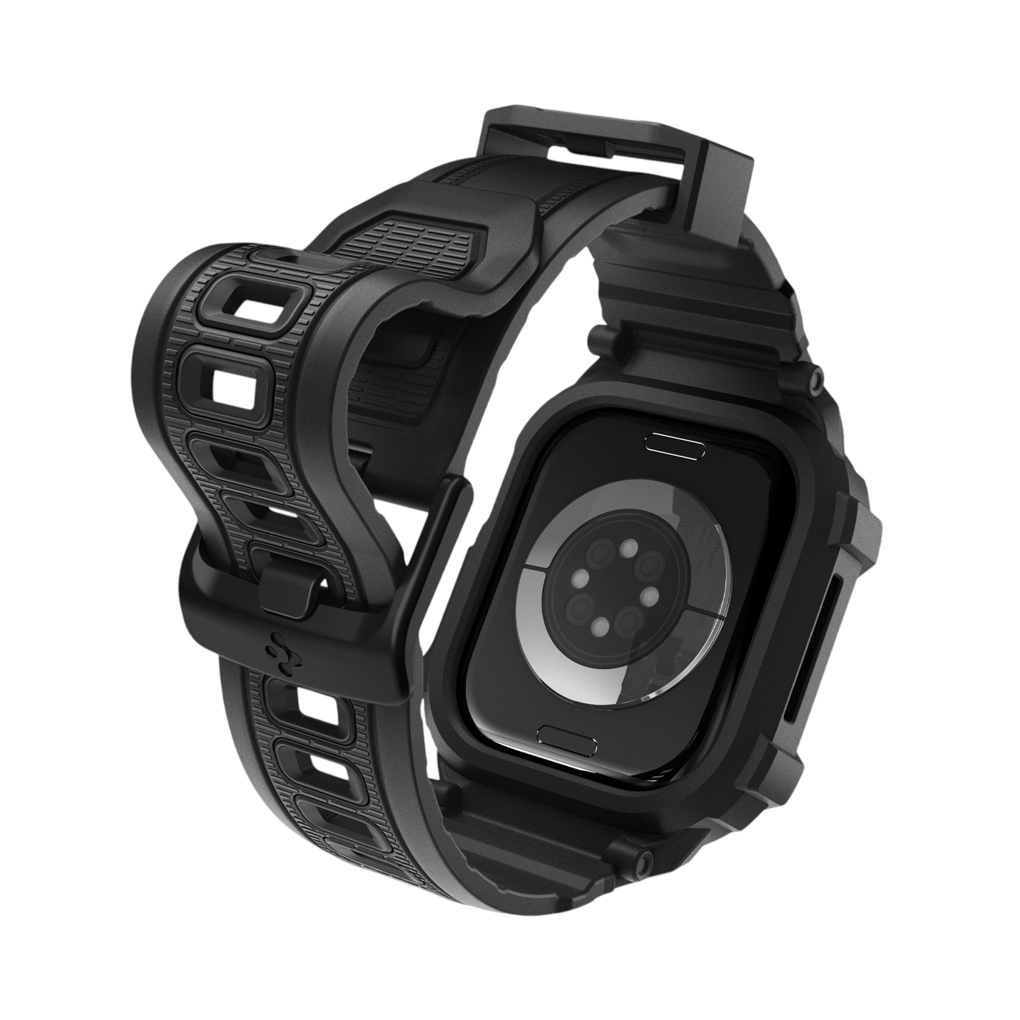 حافظة سبجن روجيد أرمور برو 2 + حزام لساعات أبل ووتش سيريز 11 / 10 46مم