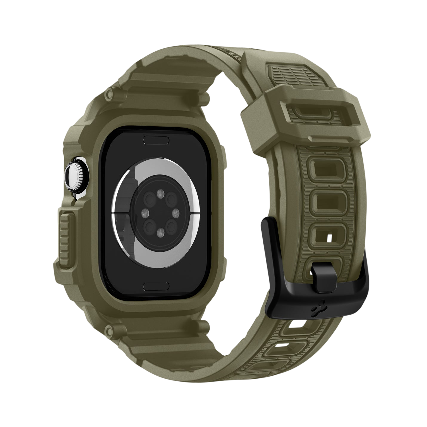 حافظة سبجن روجيد أرمور برو 2 + حزام لساعات أبل ووتش سيريز 11 / 10 46مم