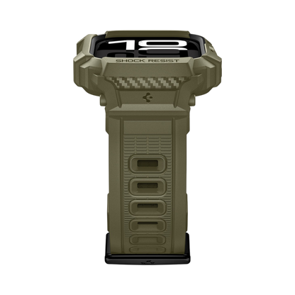 حافظة سبجن روجيد أرمور برو 2 + حزام لساعات أبل ووتش سيريز 11 / 10 46مم