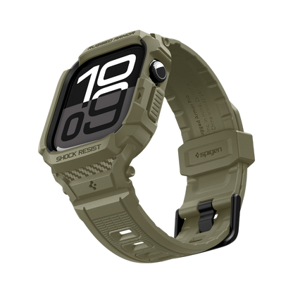 حافظة سبجن روجيد أرمور برو 2 + حزام لساعات أبل ووتش سيريز 11 / 10 46مم