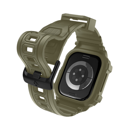 حافظة سبجن روجيد أرمور برو 2 + حزام لساعات أبل ووتش سيريز 11 / 10 46مم