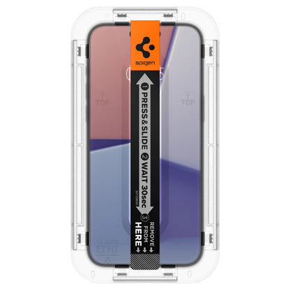 Spigen iPhone 15 Screen Protector EZ FIT GLAS.tR - 2 Pack