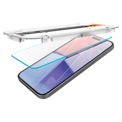 Spigen iPhone 15 Screen Protector EZ FIT GLAS.tR - 2 Pack