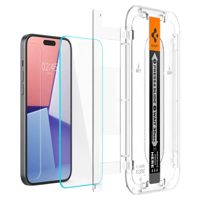 واقي شاشة سبجن آيفون 16 بلس / 15 بلس EZ FIT GLAS.tR - 1 عبوة