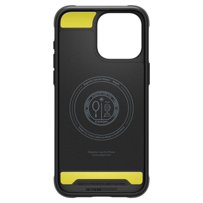 Spigen iPhone 15 Pro Case Rugged Armor (MagFit) - Matte Black