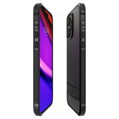 Spigen iPhone 15 Pro Case Rugged Armor (MagFit) - Matte Black
