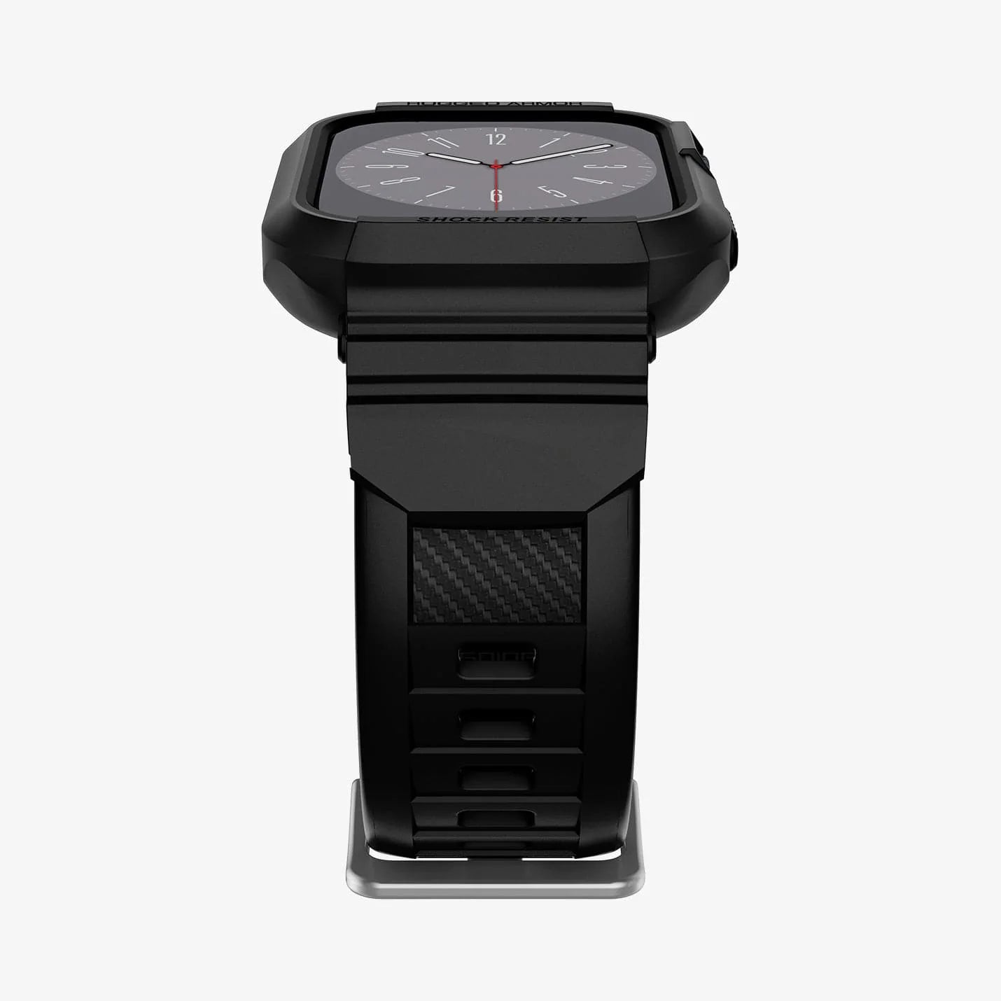 Spigen Rugged Armor Pro - Black for Apple Watch Series 9 / 8 / 7 / 6 / 5 / 4 / SE (45mm & 44mm)