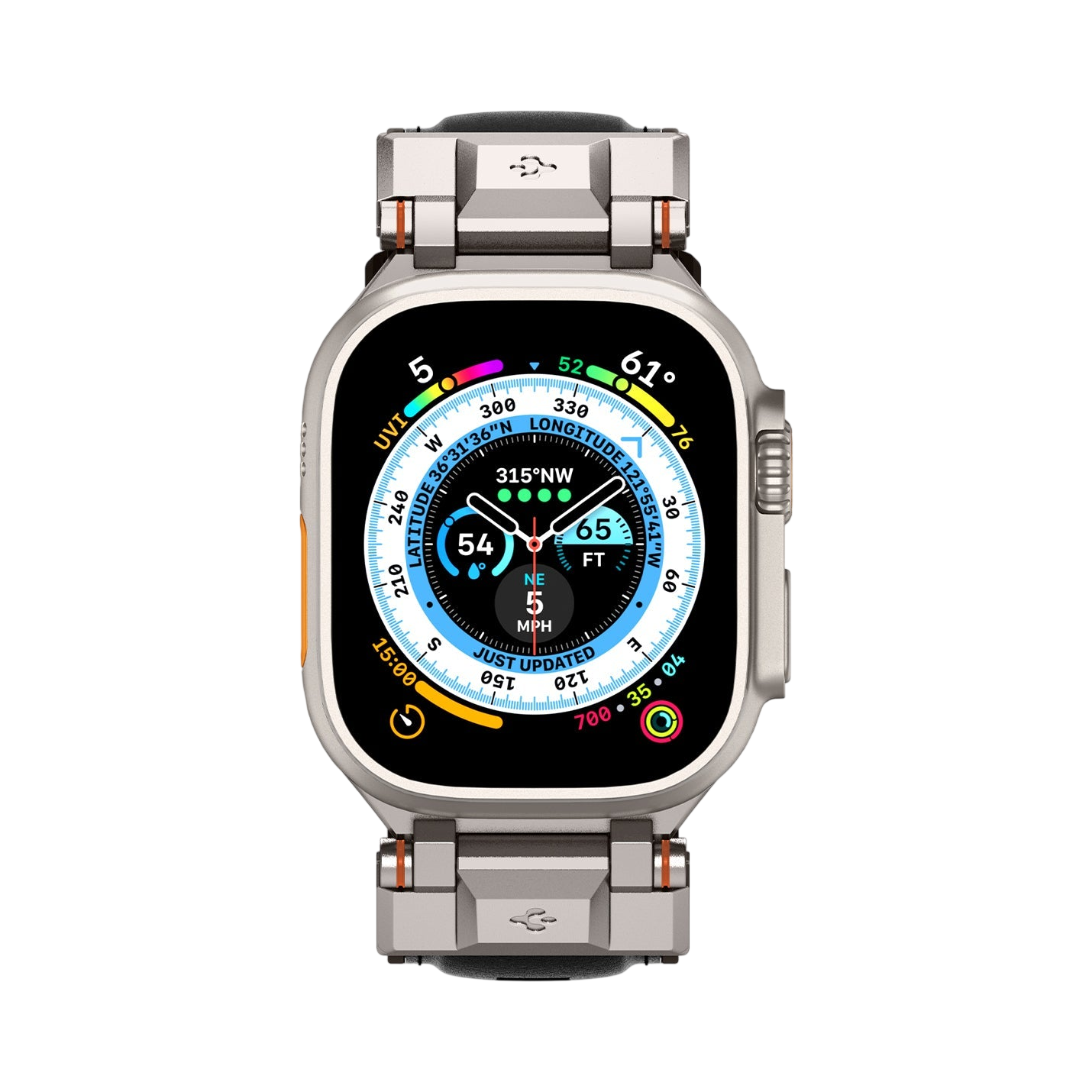 حزام سبجن دورا برو أرمور PU لساعات أبل 49mm / 45mm / 44mm