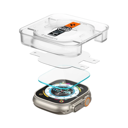 Spigen Apple Watch Ultra 3 / 2 / 1 (49mm) Screen Protector EZ FIT Glas.tR - 2 Pack