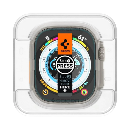 Spigen Apple Watch Ultra 3 / 2 / 1 (49mm) Screen Protector EZ FIT Glas.tR - 2 Pack