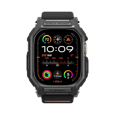 حافظة Spigen Lite Fit Pro لسلسلة Apple Watch Ultra 49mm + حزام