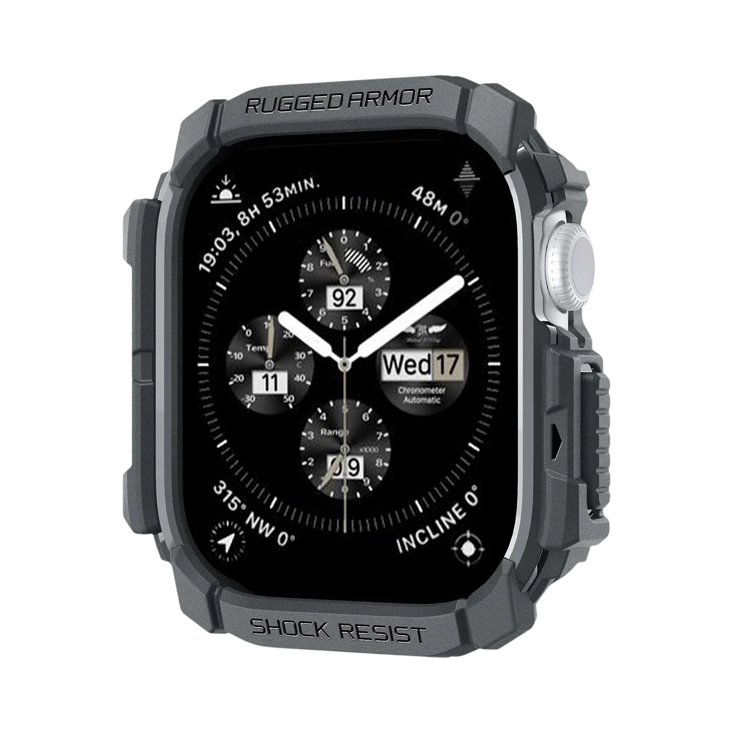 Spigen Rugged Armor Case for Apple Watch Series 11 / 10 (46mm)