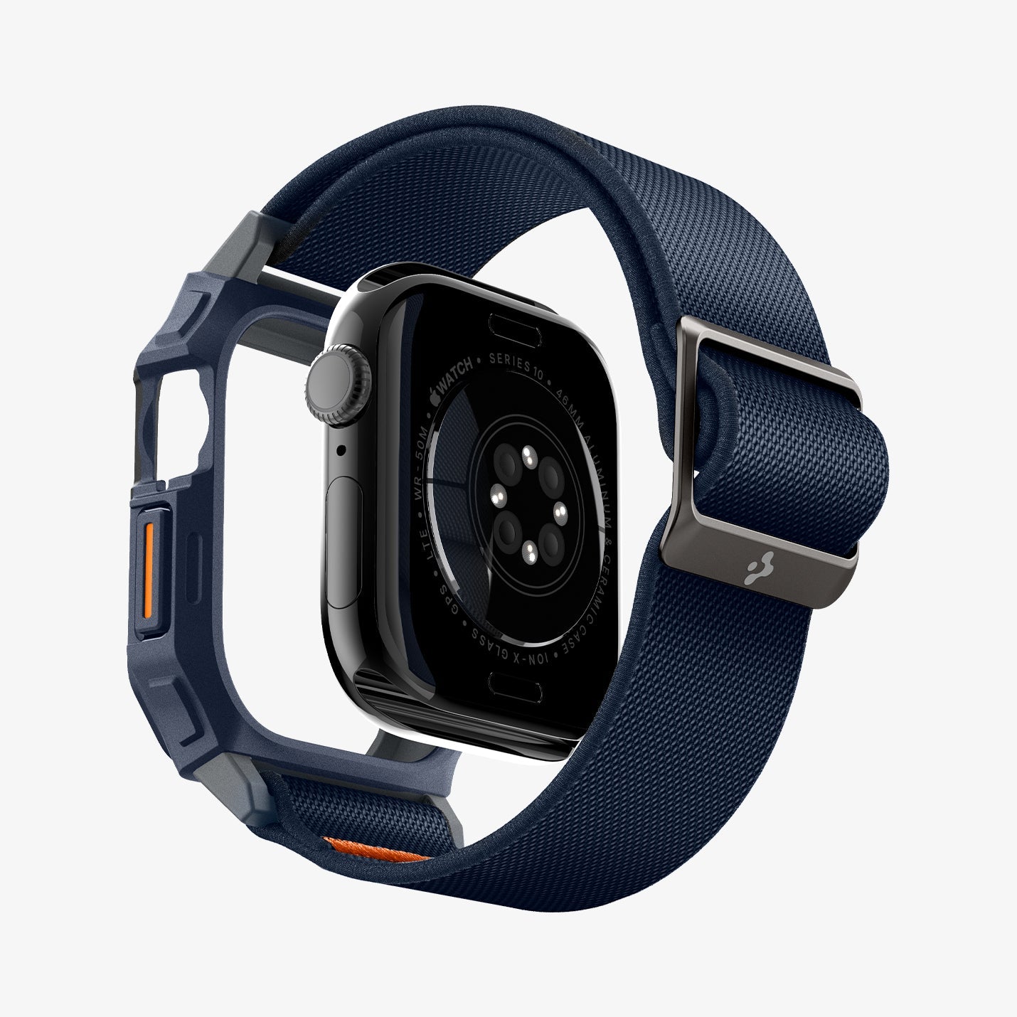 حافظة + حزام Spigen Lite Fit Pro لسلسلة Apple Watch 10 مقاس 46 مم