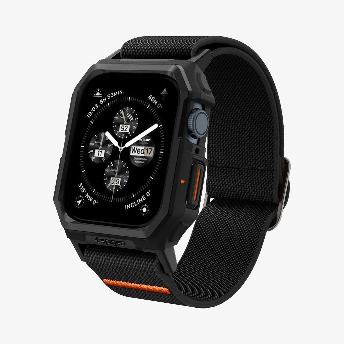 حافظة + حزام Spigen Lite Fit Pro لسلسلة Apple Watch 10 مقاس 46 مم