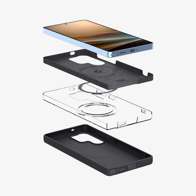 حافظة Spigen Silicone Fit (MagFit) لهاتف Samsung Galaxy S25 Ultra