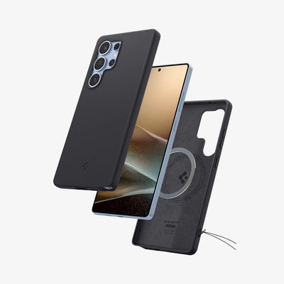 حافظة Spigen Silicone Fit (MagFit) لهاتف Samsung Galaxy S25 Ultra