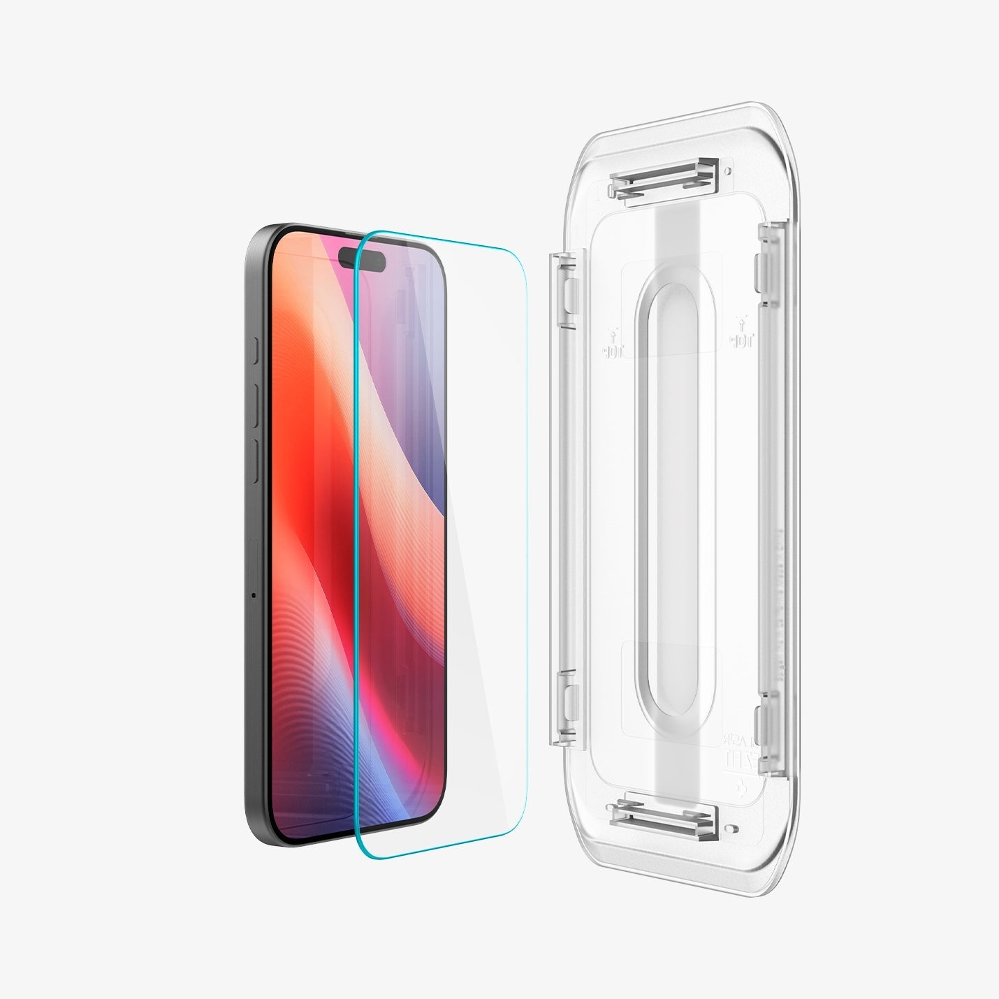 واقي شاشة Spigen iPhone 16 Pro - GLAS.tR EZ Fit - عبوة واحدة