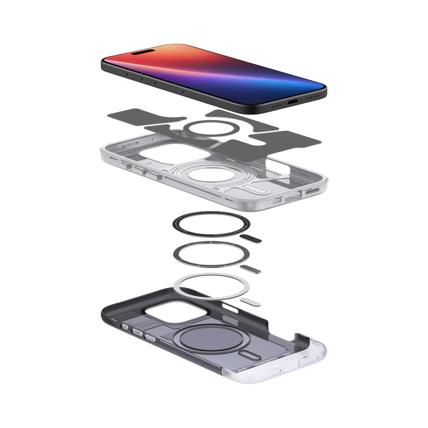 حافظة سبجن آيفون 16 برو ماكس كلاسيك C1 (ماج فيت)