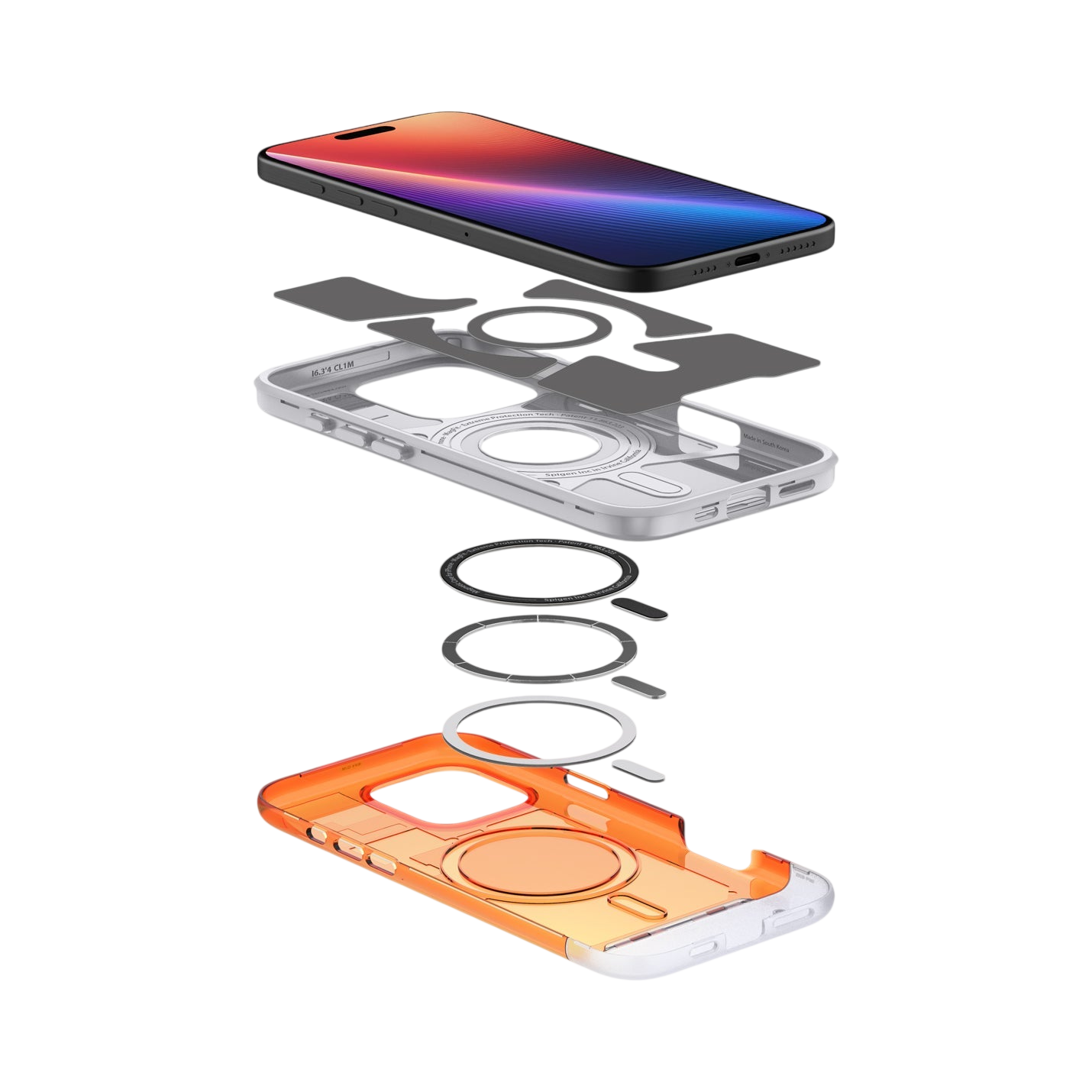 حافظة سبجن آيفون 16 برو ماكس كلاسيك C1 (ماج فيت)