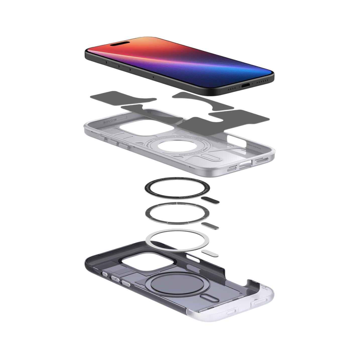 حافظة سبجن آيفون 16 برو ماكس كلاسيك C1 (ماج فيت)