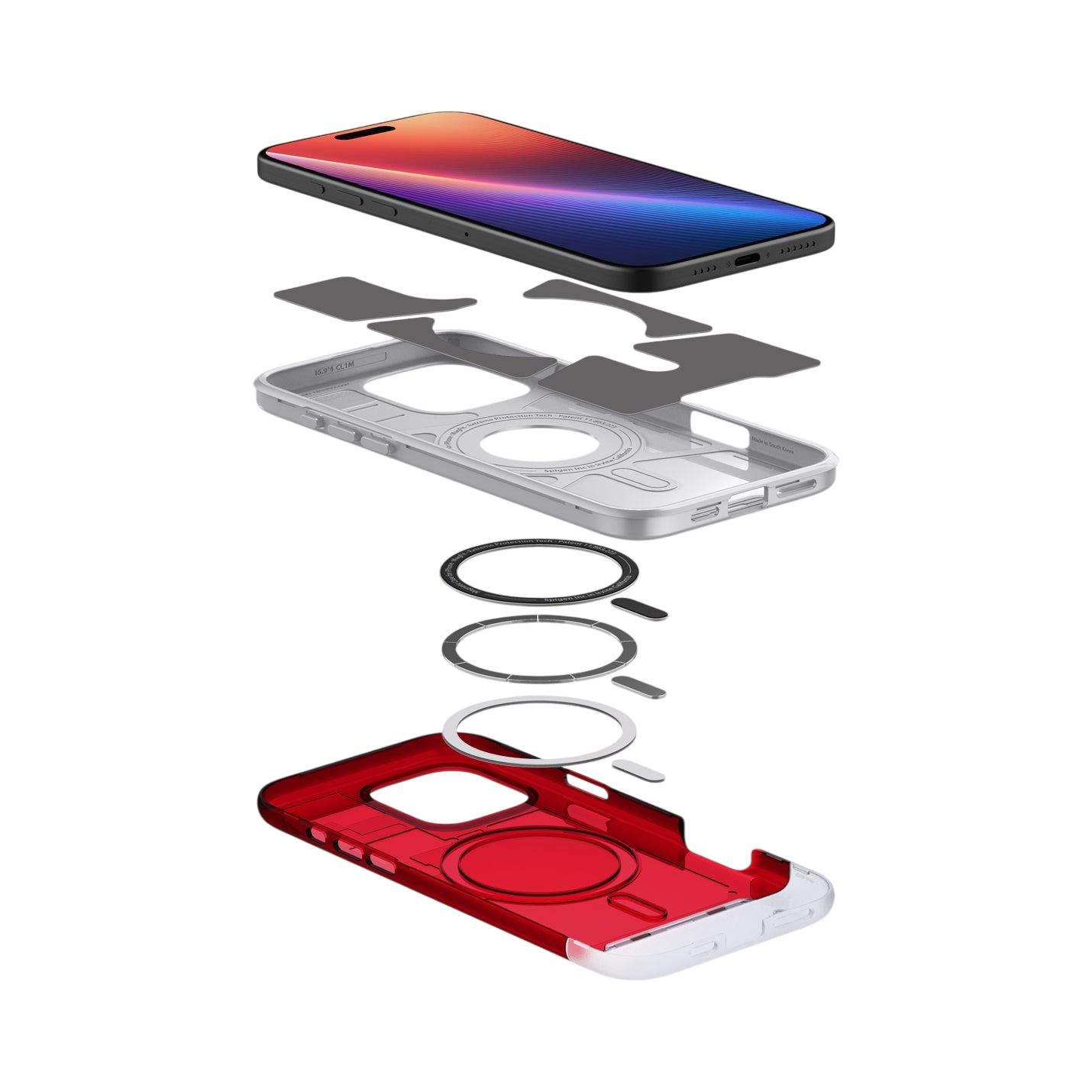 حافظة سبجن آيفون 16 برو ماكس كلاسيك C1 (ماج فيت)