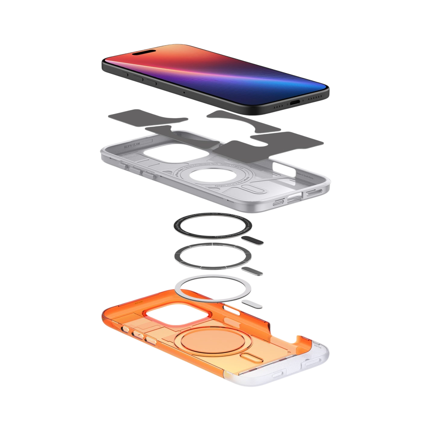 حافظة سبجن آيفون 16 برو ماكس كلاسيك C1 (ماج فيت)