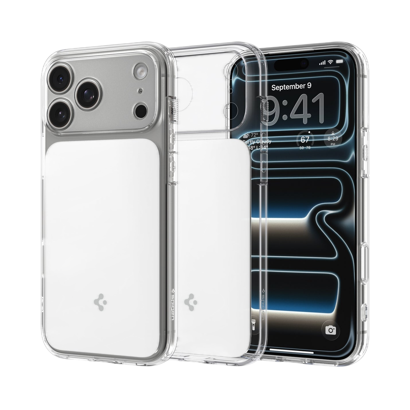 غلاف سبجن الترا هايبرد تي ماغ فيت لجهاز آيفون 17 برو ماكس / آيفون 17 برو