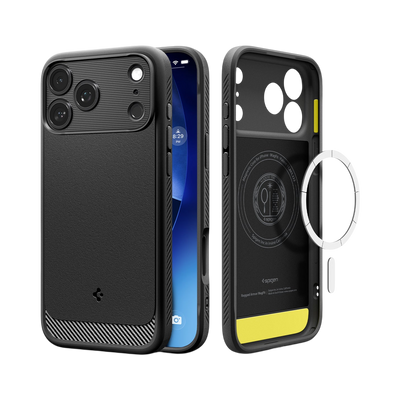 Spigen Rugged Armor (MagFit) Case for iPhone 17 Pro Max