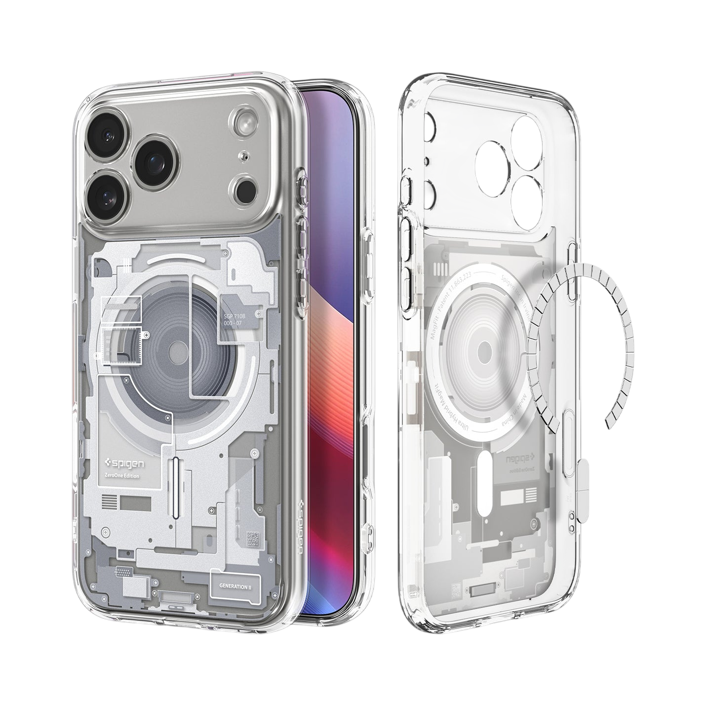 غلاف سبجن ألترا هايبرد زيرو وان (ماج فيت) لآيفون 17 برو ماكس