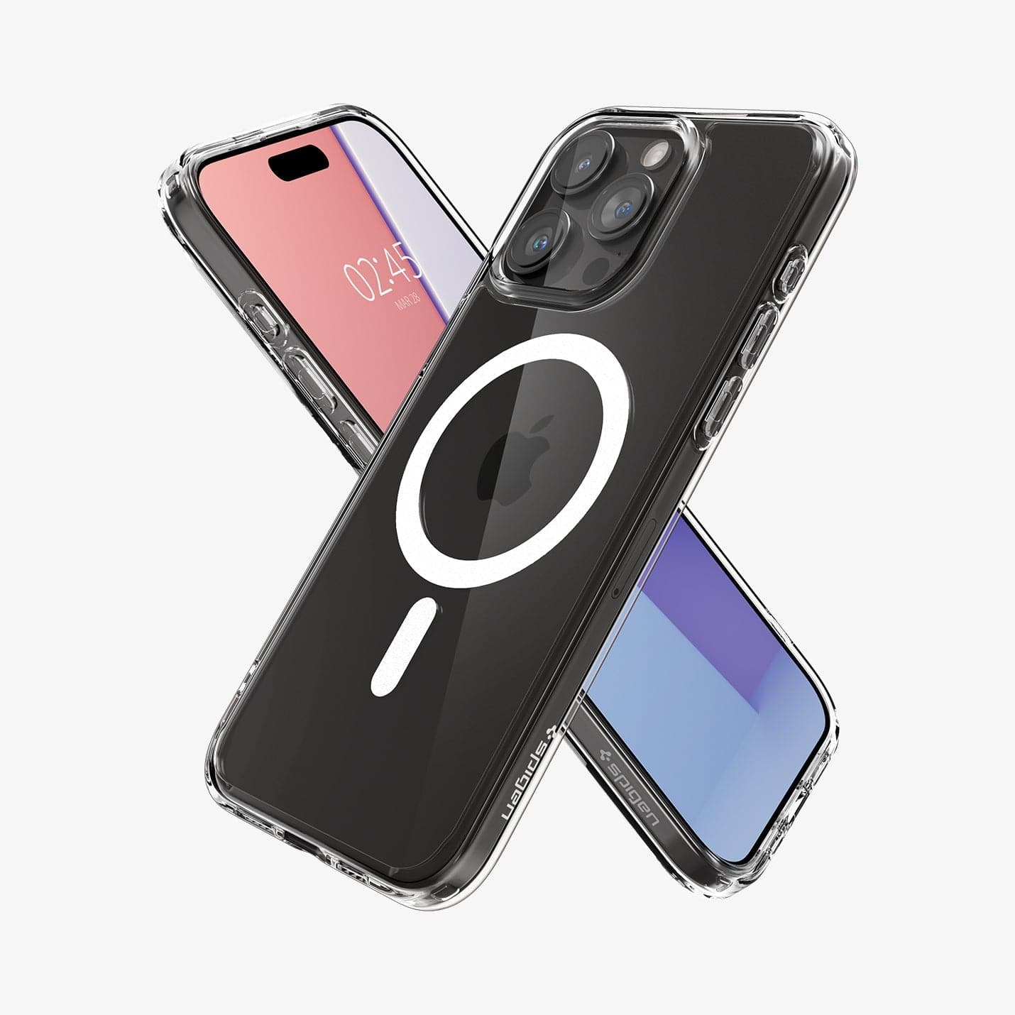 Spigen iPhone 15 Pro Max Case Crystal Hybrid (MagFit)