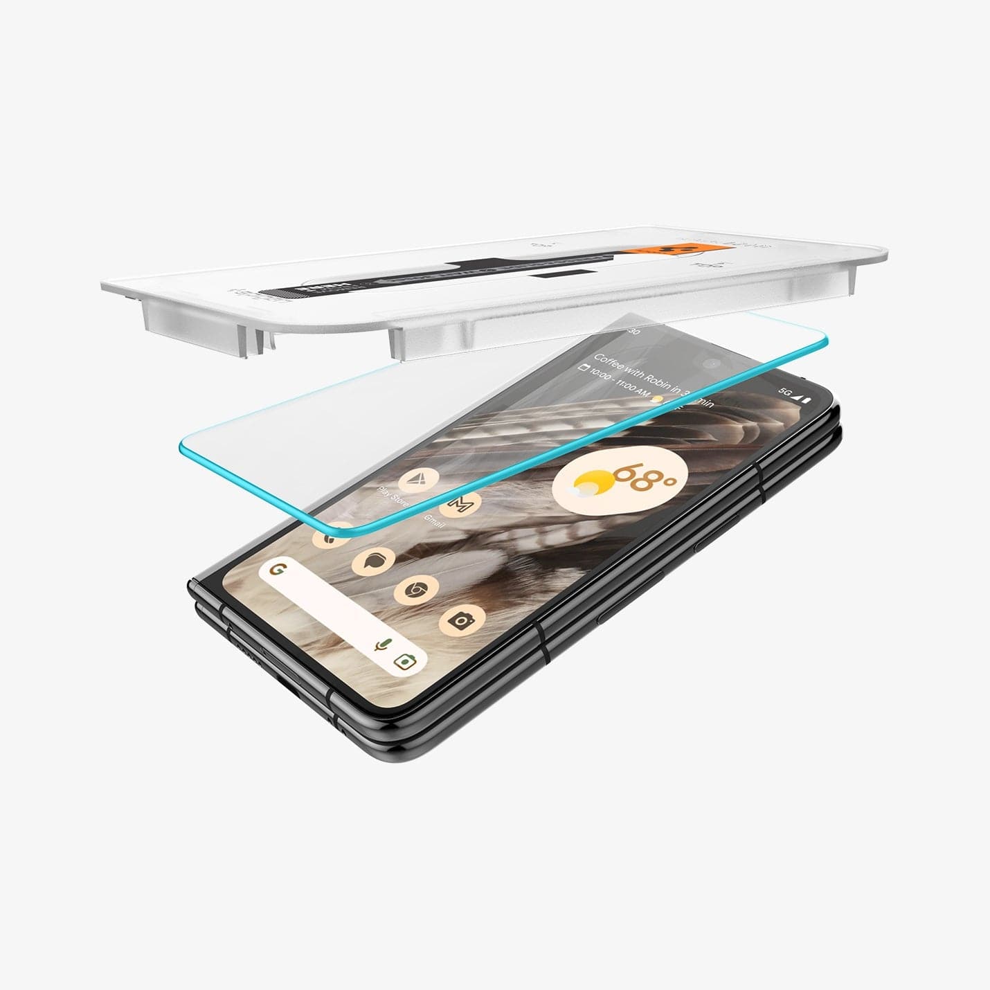 Spigen Pixel 9 Pro Fold Screen Protector - GLAS.tR EZ Fit