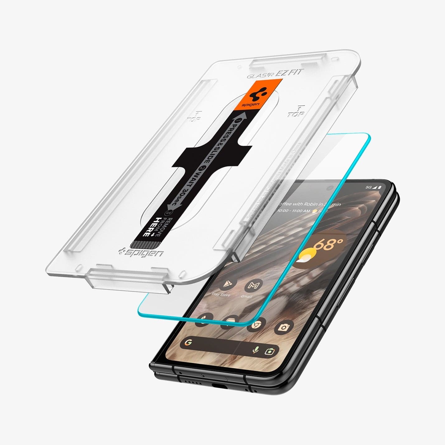 Spigen Pixel 9 Pro Fold Screen Protector - GLAS.tR EZ Fit