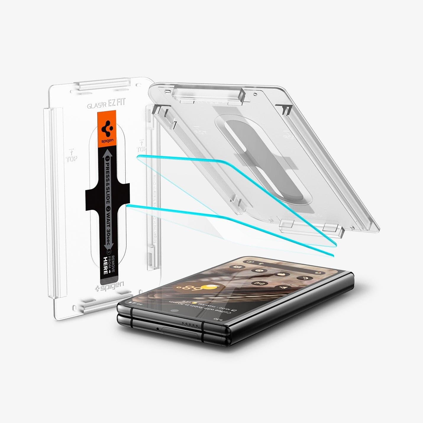 Spigen Pixel 9 Pro Fold Screen Protector - GLAS.tR EZ Fit