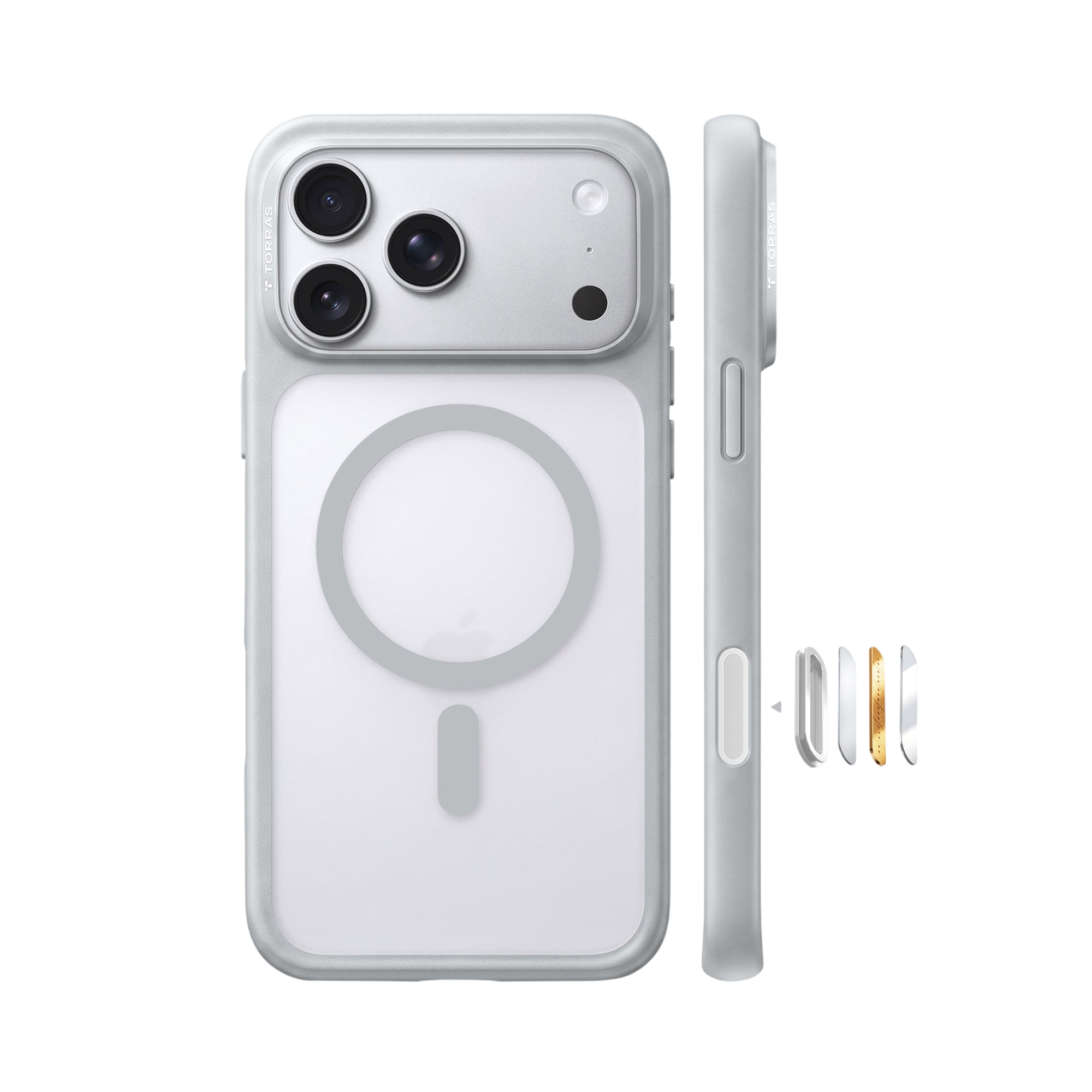 Torras OriginFit-Mag Case for iPhone 17 Pro / iPhone 18 Pro - Grey 