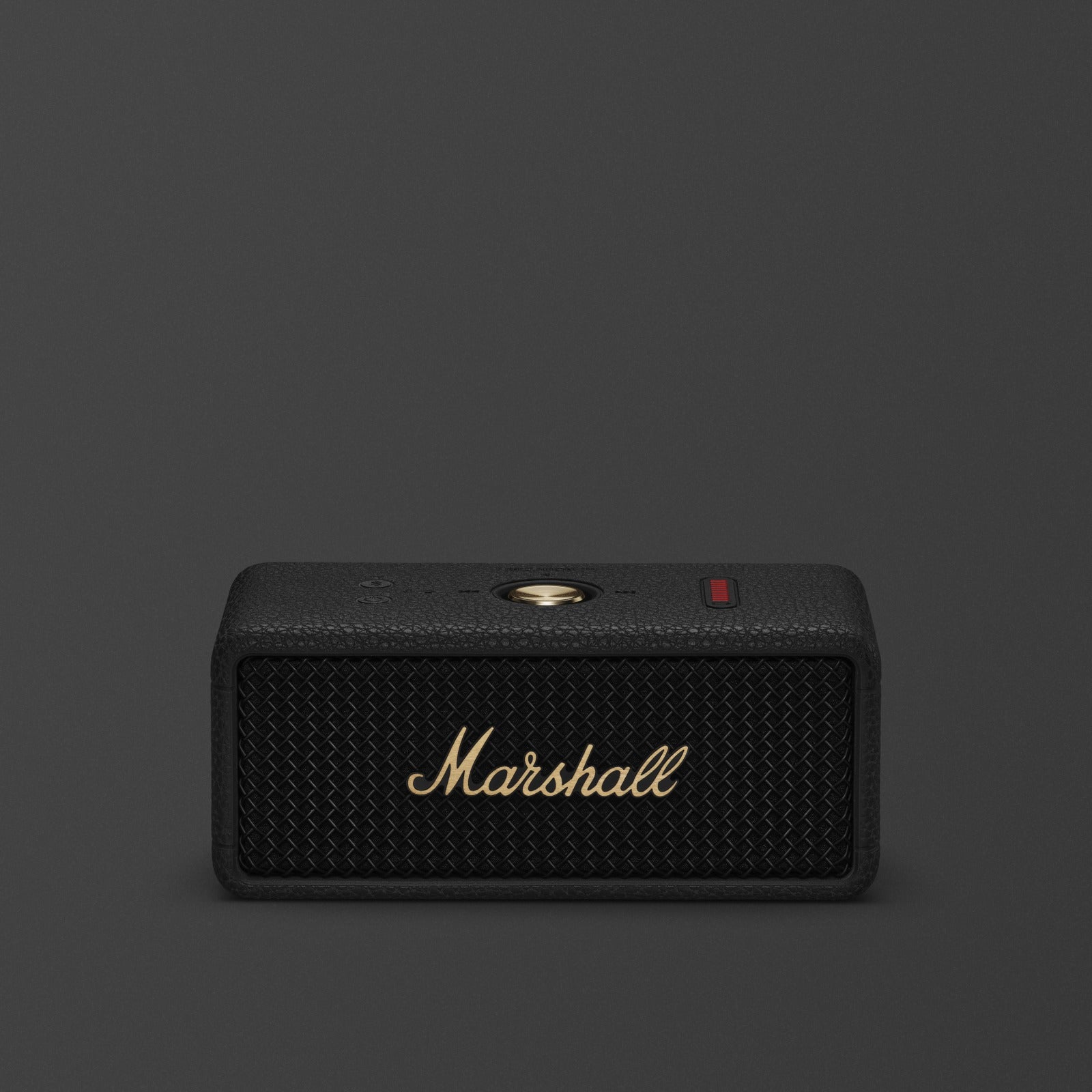 Marshall Emberton III Portable Bluetooth Speaker - Black & Brass 