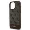 Guess GUHCP16XG4GLBR iPhone 16 Pro Max6.9" brązowy/brown hardcase 4G Bottom Stripe