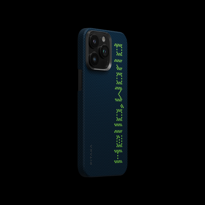 حافظة Pitaka Hello World Luminous لهاتف iPhone 16 Pro Max