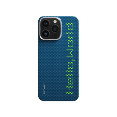 حافظة Pitaka Hello World Luminous لهاتف iPhone 16 Pro Max