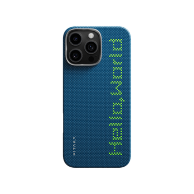 حافظة Pitaka Hello World Luminous لهاتف iPhone 16 Pro Max