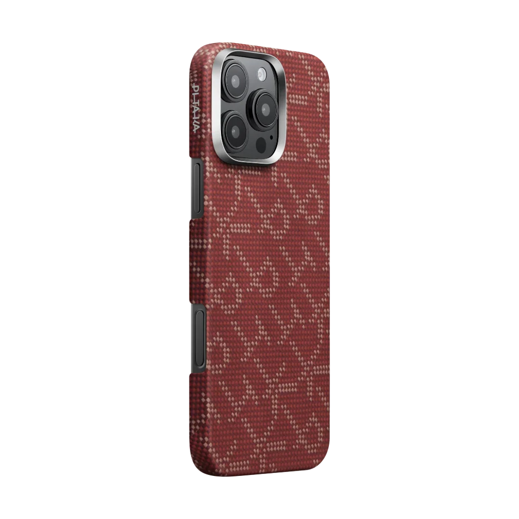 PITAKA Monogram Tactile Woven Case for iPhone 16 Pro